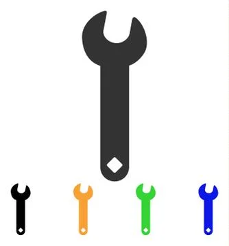 Wrench Vector Icon Stock Illustration