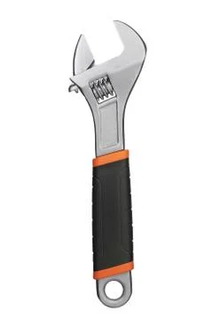 Wrench on white background Stock Photos