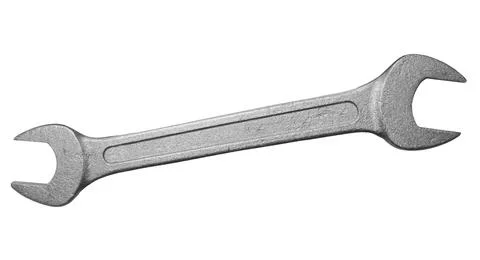Wrench on white background Stock Photos