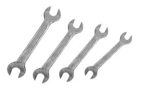 Wrenches isolated on white Фото
