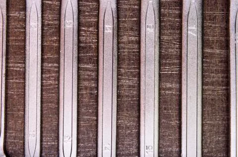 Wrenches on a metal background Stock Photos