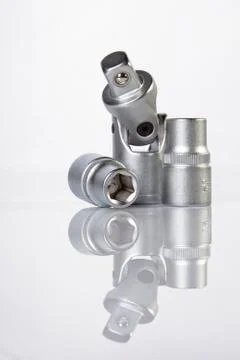 Wrenches  nuts and bolts Stock Photos