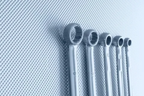 Wrenches or spanners Stock Photos