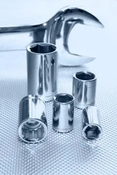 Wrenches or spanners Stock Photos