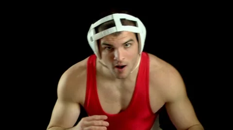 Wrestler Stock Footage 7902294