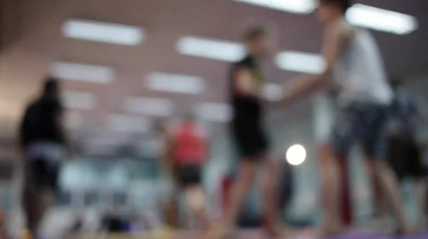 Wrestlers training 2 Stock Footage 35239253