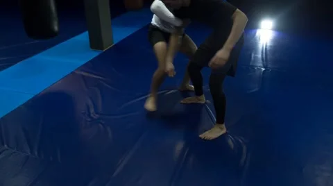 Wrestling Matches Stock Footage 67446995