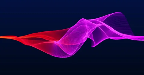 A wriggling colored train with fixed ends Stock Footage 305276794