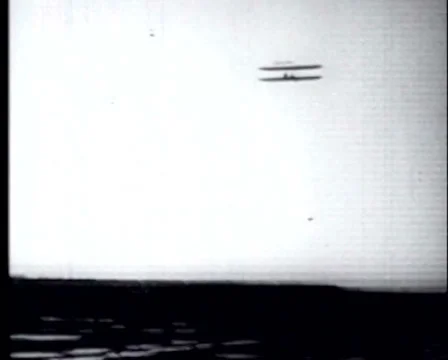 Wright Brothers First Tests 01 Stock Footage 35525811