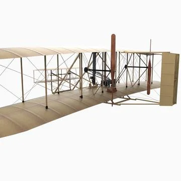 Wright Brothers Flyer 3D Model