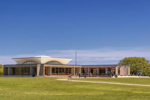 Wright Brothers Memorial State Park at Kill Devil Hills, Outer Banks North .. Stock Photos