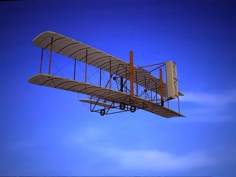 Wright flyer 3D Model