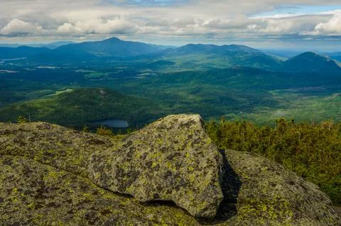 Wright Peak View, Adirondack Forest Preserve, New York Stock Photos