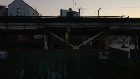 Wrigley Field Crane Shot Stock Footage 107960779