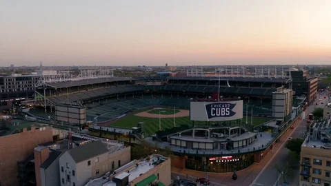 Wrigley_Field_Sunset_04 Video stock 107960738