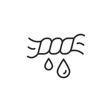 Wringing Icon Stock Illustration