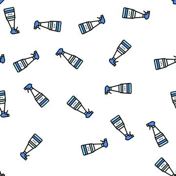 Wrinkle smoothing spray vector seamless pattern Stock Illustration