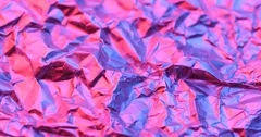 Wrinkle pink paper texture in rotation, Stock Video