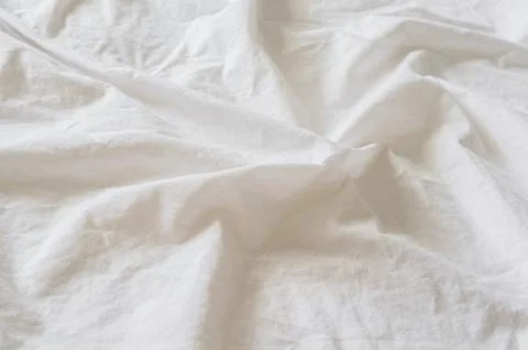 Wrinkled canvas cloth texture background Stock Photos