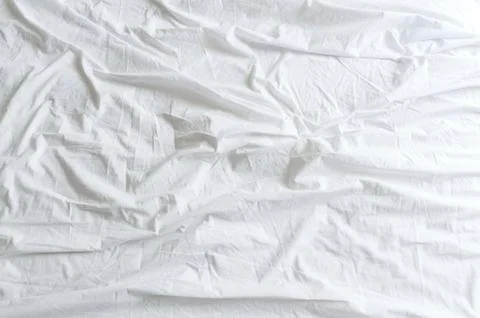 Wrinkled canvas cloth texture background Stock Photos