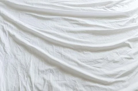 Wrinkled canvas cloth texture background Stock Photos