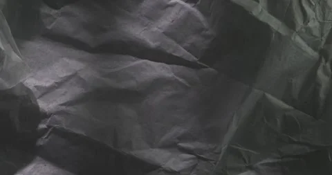 Wrinkled paper texture with deep folds and shadows. Stock Footage 293685165