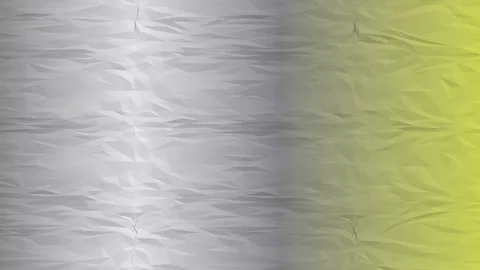 Wrinkled Paper Texture Grey Yellow Gradient 8K Seamless Loop. Stock Footage 335929655