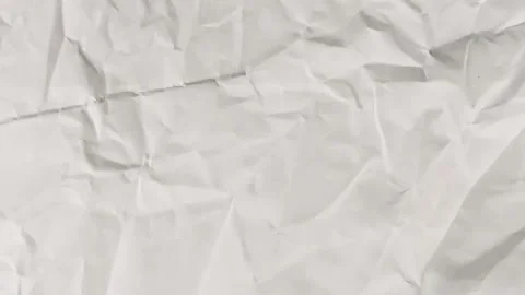 Wrinkled white paper texture background Stock Footage 340581437