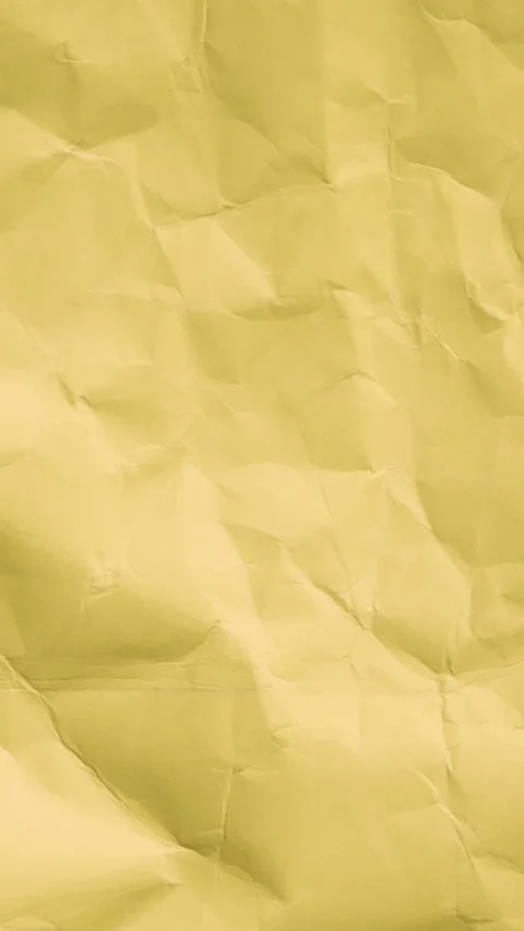 Wrinkled Yellow Paper Sheet – Torn, Old Texture Animation Loop Stock Footage 309204532
