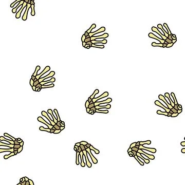 Wrist bone vector seamless pattern イラスト素材