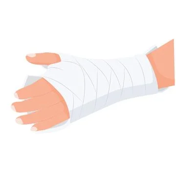 Wrist injuri Illustrazione stock