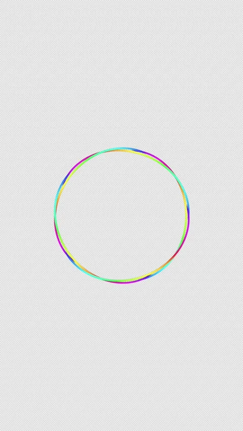 Wrist watch Display Achievement Loading Vertical Spinning Neon Rainbow Ring Stock Footage 337767634