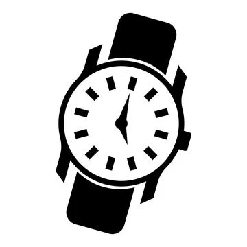 Wrist Watch Icon. Time. Vector. Stock Illustration