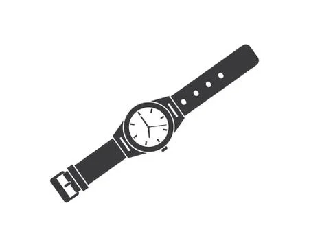 Wrist watch icon vector template design Stock Illustration