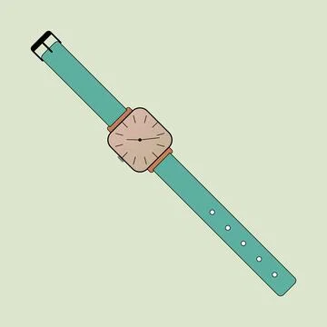 Wrist watch vector. Stock Illustration