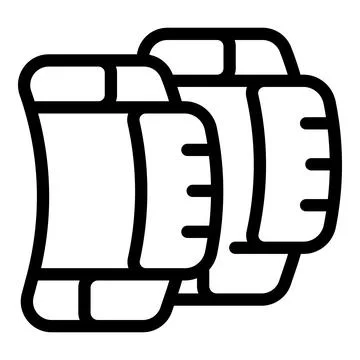 Wrist weights adding resistance during exercise enhancing fitness training Ilustración de archivo