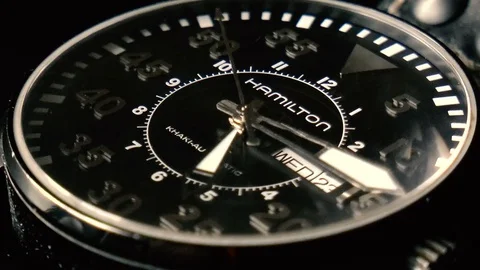 Wristwatch close-up Stock Footage 79409803