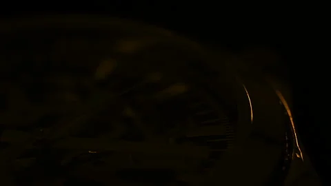 Wristwatch close-up light and shadow Stock Footage 106485746