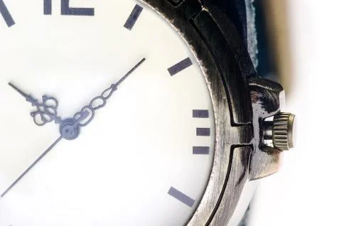 Wristwatch in close up Stock Photos