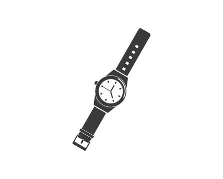 Wristwatch icon vector template design wristwatch icon vector template des... Stock Photos