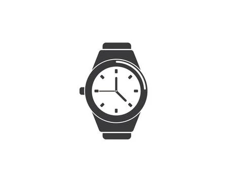 Wristwatch icon vector template design wristwatch icon vector template des... Stock Photos