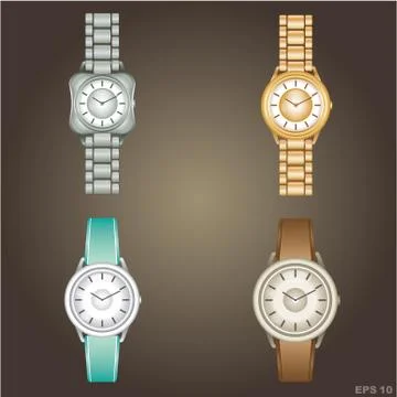 Wristwatch Stock Illustration