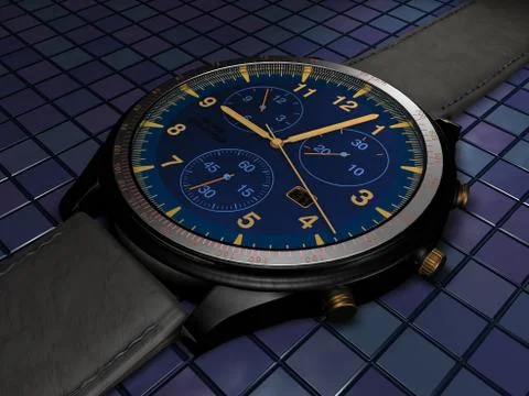 Wristwatch Stock Illustration