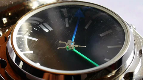Wristwatch On The Table Stock Footage 35663685