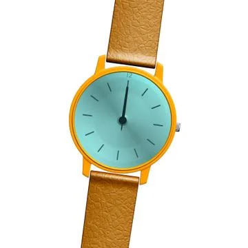 A wristwatch on a white background Stock Illustration