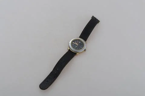 Wristwatch on white background Stock Photos