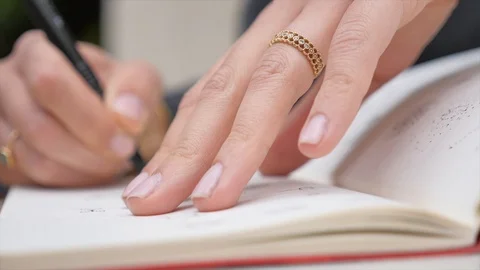 Writ with pen Stock-Footage 102836130