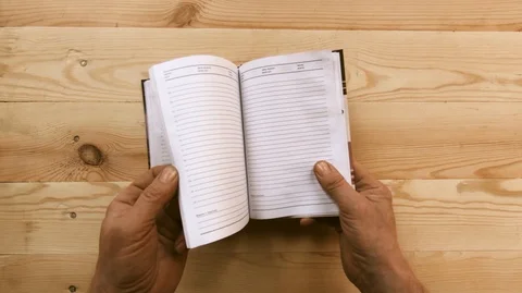 Write and save on paper. Stock Footage 106631125