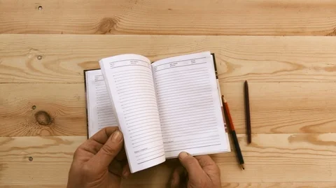 Write and save on paper. Stock Footage 106631152