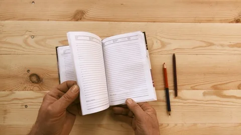 Write and save on paper. Stock Footage 106631176